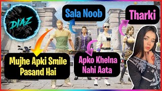 JOINING RANDOM SQUAD OF GIRLS LIKE A BOT | Shocking and Funniest Reaction Ever | DIAZ