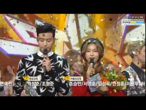 [141017] Music Bank 1위 발표 광민:\뿌염/