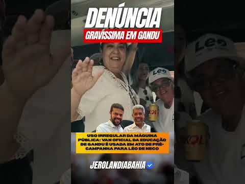 🚨GANDU! Van OFICIAL da Secretaria de Educação é flagrada com apoiadores em campanha bebendo!