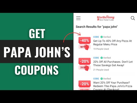 How To Get Papa John’s Discount And Promo Codes