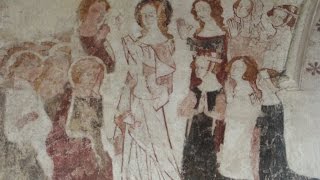 preview picture of video 'Stunning Mediaeval Wall Paintings of St Marys Chalgrove'