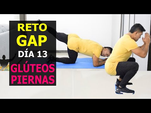 Reto GAP día 13/ PIERNAS, ABDOMEN Y GLÚTEOS en una sola rutina/ Ejercicios faciles Adryán Medellín