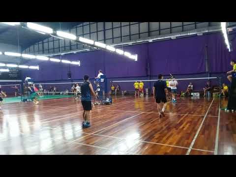 Badminton SF Men's Double Peter Cup 2023 - Cheah Liek Hou / Lim Khim Wah Vs Baljit Singh / Stanley