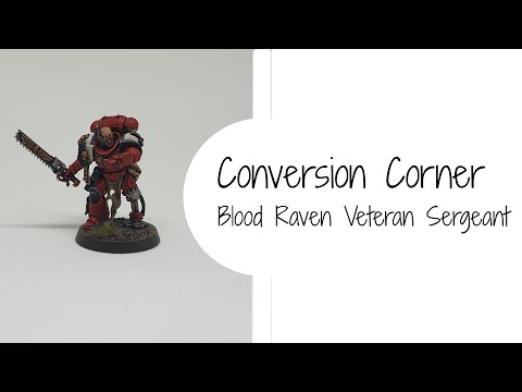 How to convert a Primaris Intercessor Veteran for the Blood Raven Chapter