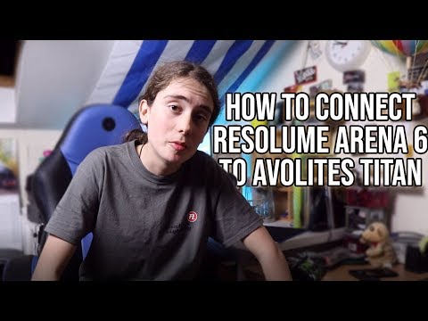 Connecting Resolume Arena 6 to Avolites Titan (Tutorial)