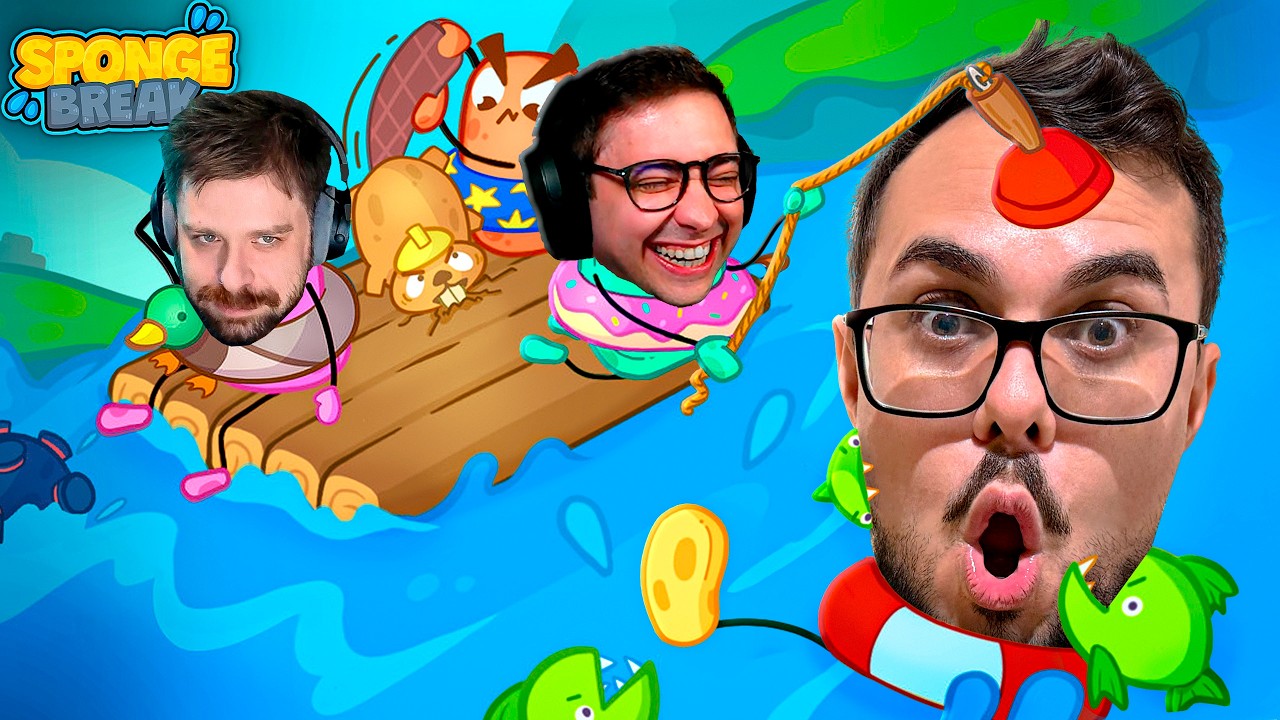 PASSANDO RAIVA NUMA JANGADA COM OS AMIGOS - Sponge Break