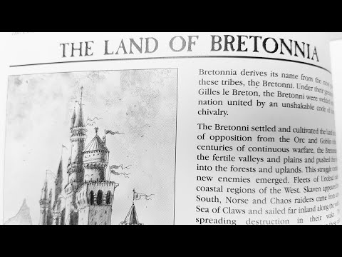 The Land Of Bretonnia. Once upon a time there was a 5th ed Warhammer Armybook Bretonnia
