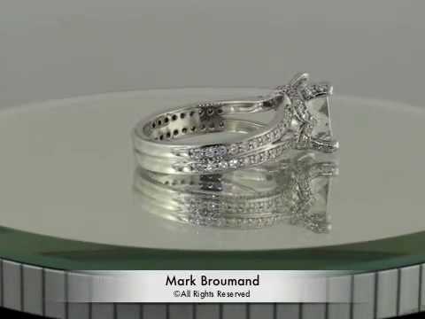 3.49ct Princess Cut Diamond Engagement Anniversary Ring- Mark Broumand