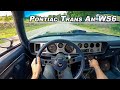 1981 Pontiac Firebird Trans Am WS6 - 400hp Crate Engine Muscle Car (POV Binaural Audio)