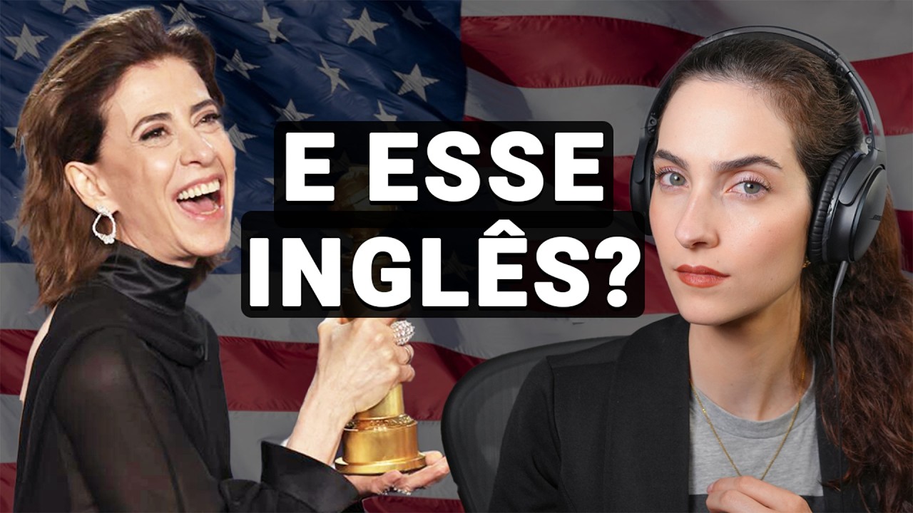 FERNANDA TORRES fala bem INGLÊS? 👀 REACT + AULA