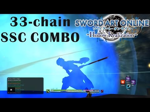 SAO: HOLLOW REALIZATION - 33-hit SSC Combo [1.03]
