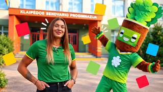 Olimpietės Dovilės Rimkutės vizitas Klaipėdos Sendvario progimnazijoje | OLIMPINIS MĖNUO 2026