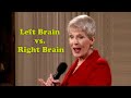 Jeanne Robertson Left Brain Vs Right Brain