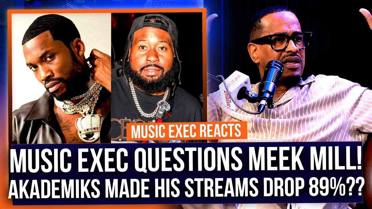 Meek Mill says Akademiks DROPPED his streams by 89 percent?? Music Exec get honest!