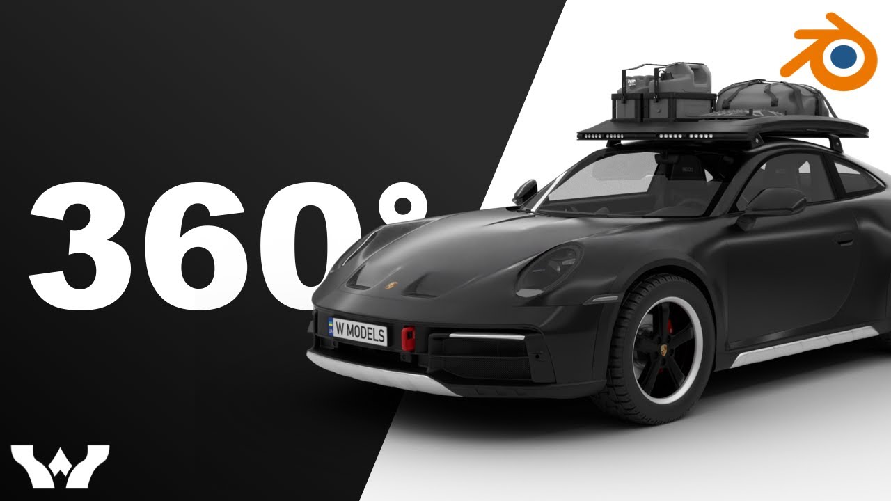 Porsche 911 Dakar 2023 HQ interior 3D Model