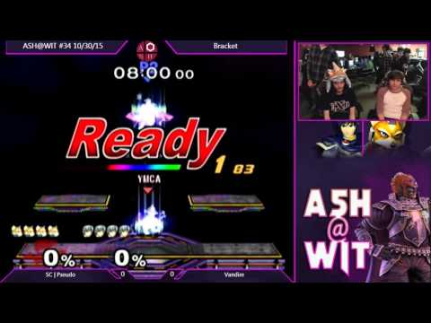 SC | Pseudo (Fox) vs Vandire (Marth) - ASH@WIT #34 Melee Bracket