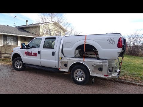 CM truck beds, factory review and install aluminum flatbed
