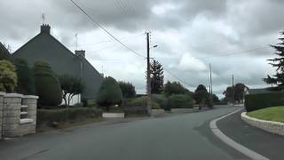 preview picture of video 'Driving From The Petrol Station At ZA Goasnel To Lidl, 22110 Rostrenen, Brittany, France'