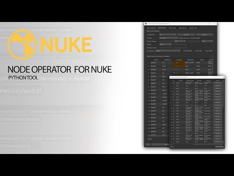 Nodes Operator For Nuke Nuke Python Plugin