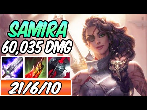 *SAMIRA CONQUEROR BRUISER* SAMIRA MID Full Sustain | New Build & Runes | League of Legends