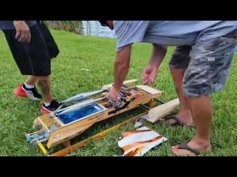 Redline Scottys twin rigger www.redlinemotors.us rc boat