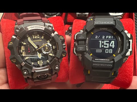 Unboxing NEW G-Shock GWG-B1000 Mudmaster and GPR-H1000 Rangeman