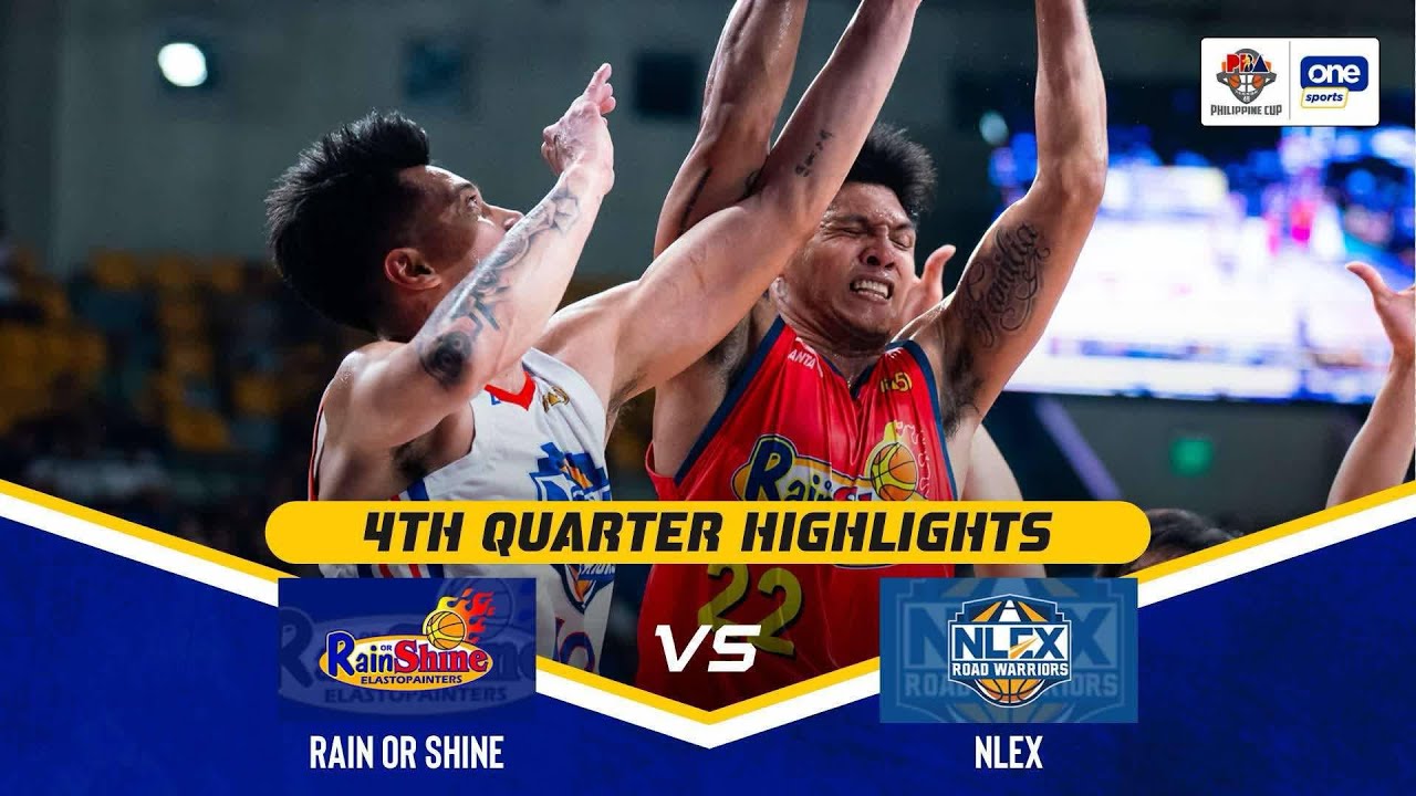 RAIN OR SHINE vs. NLEX | 4TH QUARTER HIGHLIGHTS | QUARTERFINALS | PBA SEASON 49 PHILIPPINE CUP