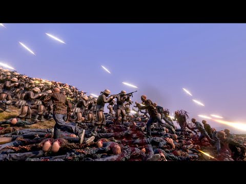28000 RUNNER ZOMBIES VS 6500 AFRIKA CORP 3S - Ultimate Epic Battle Simulator 2 UEBS2