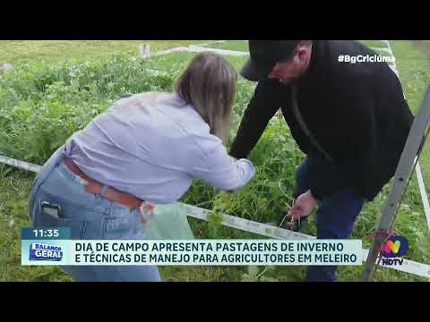 Agricultores conhecem novas técnicas de manejo em Meleiro