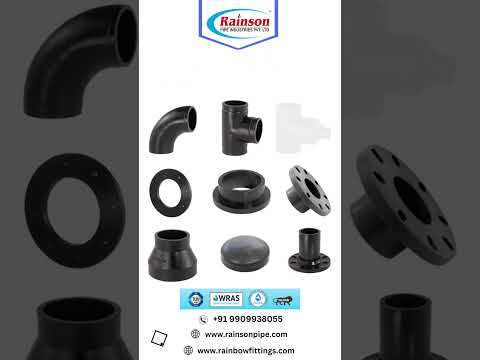 Rainbow black hdpe pipe fittings, size: 3 inch
