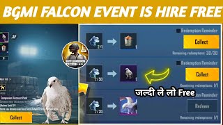 HOW TO GET FREE FALCON IN BGMI | BGMI FALCON FREE | bgmi falcon event