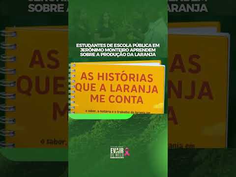 🍊 Em Jerônimo Monteiro, a verdadeira Terra da Laranja, o aprendizado começa no campo!