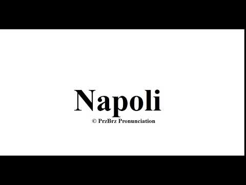 🔥 Napoli pronunciation  = How to Pronounce like PrzBrz