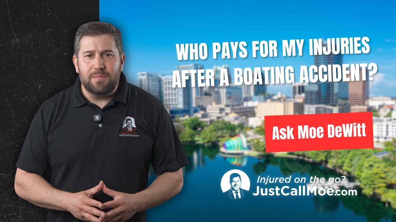 Who pays for my injuries after a boating accident?