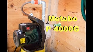 Metabo Gartenpumpe P 4000G / Wasserpumpe /