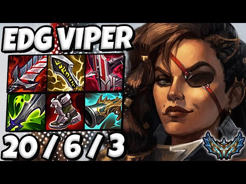 Samira vs Xayah ADC [ EDG Viper ] Patch 12.9 Korea Challenger ✅