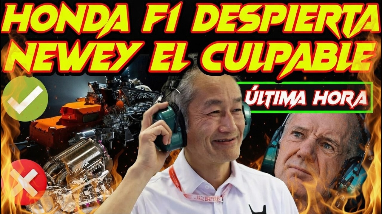 ¡NEWEY ES EL CULPABLE DEL DESASTRE ASTON-HONDA F1! ❌ AMR26 NO ES EL PROBLEMA… ¿SOLUCIÓN YA?