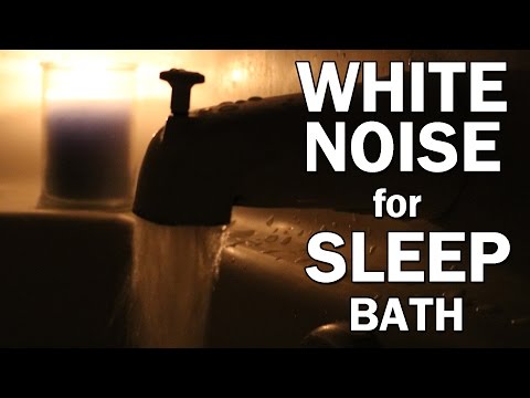 Bathtub Running White Noise Sounds for Sleep 10 Hours ASMR