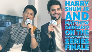 Harry Shum Jr & Matthew Daddario Talk Shadowhunters Finale | TV Insider