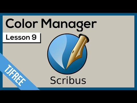 Scribus Lesson 9 - Colors & Color Management