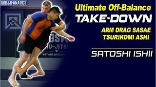 Effortless Takedown! Arm Drag + Sasae Combo Breakdown by Satoshi Ishii