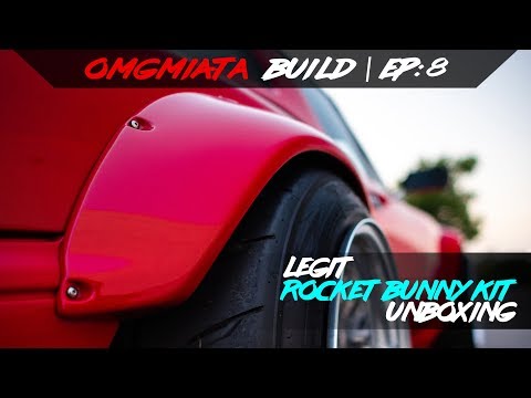 MIATA ROCKET BUNNY KIT UNBOXING | #OMGMIATA | SEMA EP8 | [4K60]
