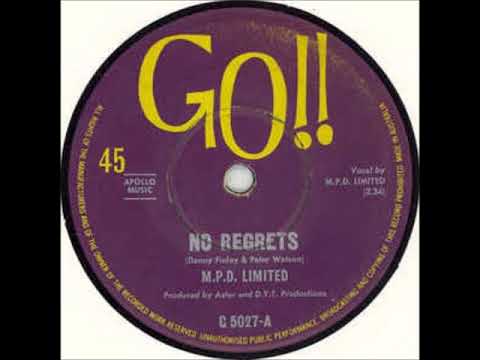M P D  Limited ‎– No Regrets {1966}