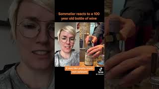 Sommelier Reacts To 100 Year Old Wine