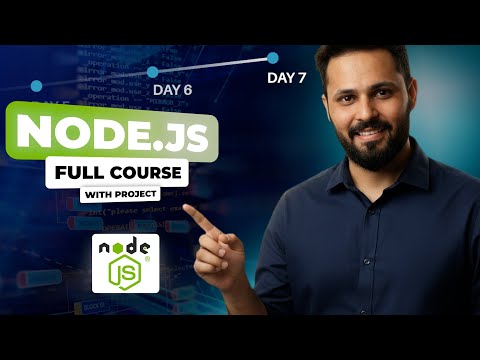 Node.js Full Course in Hindi 2025 | Learn Node.js with Projects | Complete Backend Tutorial