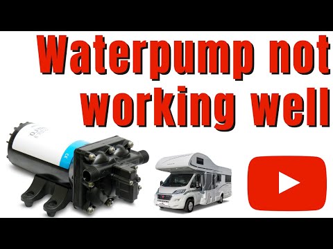 RV Water Pump Tune Up (Shurflo waterpump pressure adjustment)