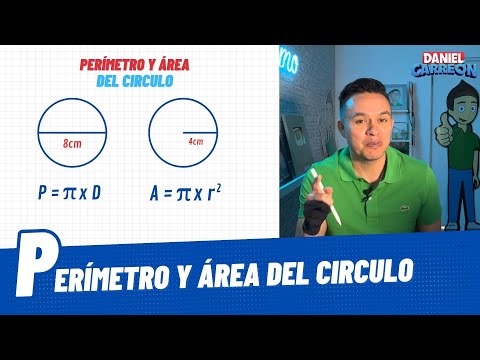 PERIMETRO Y ÁREA DEL CIRCULO Super facil - Para principiantes