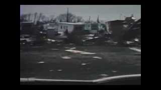 preview picture of video 'Vintage video of the 1965 Fridley, MN, Tornado Damage!'