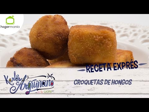 Receta Exprés: Croquetas de hongos