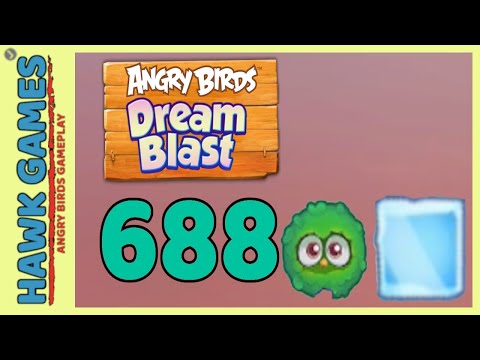 Angry Birds Dream Blast Level 688 - Walkthrough, No Boosters
